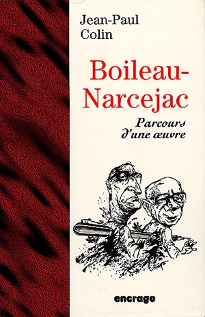 Boileau-Narcejac : parcours d'une oeuvre - Jean-Paul Colin