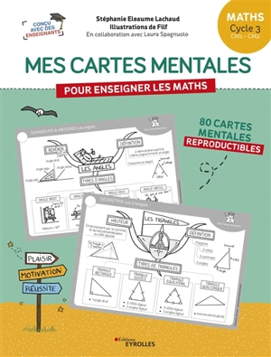 Mes cartes mentales pour enseigner les maths, cycle 3, CM1, CM2 : 80 cartes mentales reproductibles - Stéphanie Eleaume-Lachaud