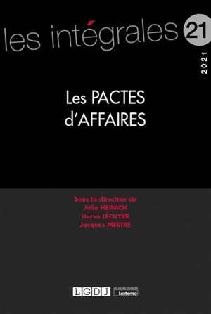 Les pactes d'affaires : 2021