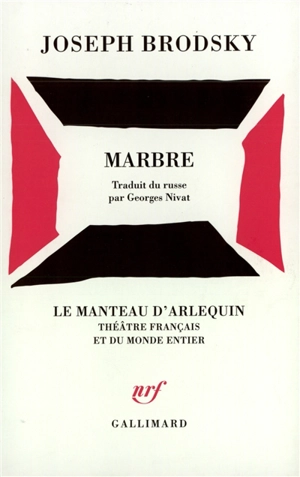 Marbre : pièce en trois actes - Joseph Brodsky