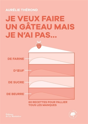 Je veux faire un gâteau mais je n'ai pas... de farine, d'oeuf, de sucre, de beurre : 60 recettes pour pallier tous les manques - Aurélie Thérond