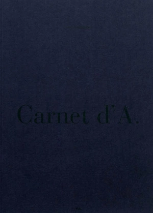 Carnet d'A. - Anne-Lise Broyer