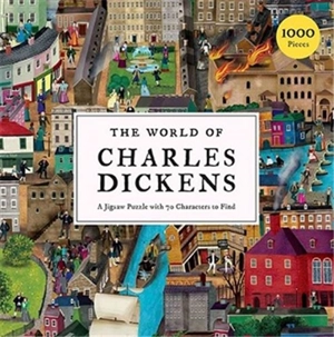 The World of Charles Dickens A Jigsaw Puzzle : with 70 Characters to Find - John Mullan, illustrated by Barry Falls