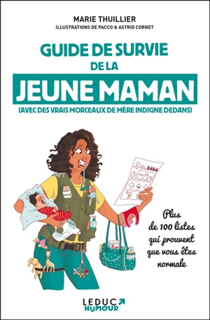 Guide de survie de la jeune maman (avec des vrais morceaux de mère indigne dedans) : plus de 100 listes qui prouvent que vous êtes normale - Marie Thuillier