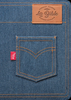 Bible, Version du Semeur 2015, jeans avec zip (fermeture à glissière) [Relié] : Couverture souple bleue jeans, tranche blanche - Collectif