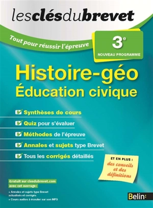 Histoire géo, éducation civique 3e : nouveau programme - Dominique Delmas