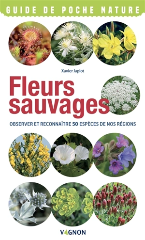 Fleurs sauvages : observer et reconnaître 50 espèces de nos régions - Xavier Japiot