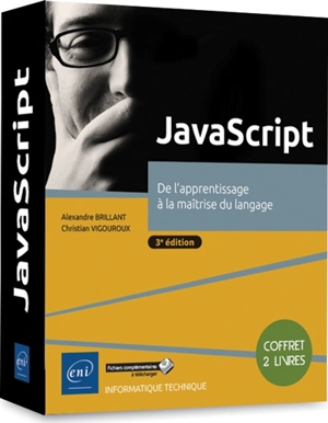 JavaScript : de l'apprentissage à la maîtrise du langage : coffret 2 livres - Christian Vigouroux