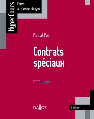 Contrats spéciaux - Pascal Puig