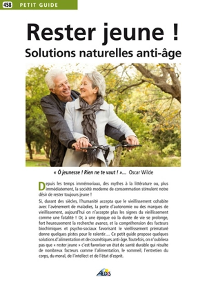 Rester jeune : solutions naturelles anti-âge - Cécile Decroix-Laporte