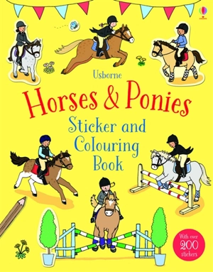 Horses & Ponies Sticker and Colouring Book - Fiona Patchett