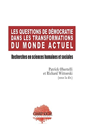 Les questions de démocratie dans les transformations du monde actuel : recherches en sciences humaines et sociales