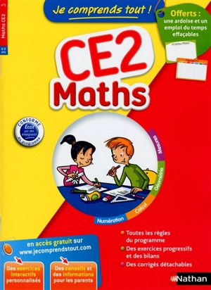 Je comprends tout ! Maths CE2, 8-9 ans - Pierre Colin