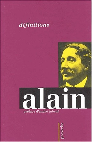 Définitions - Alain