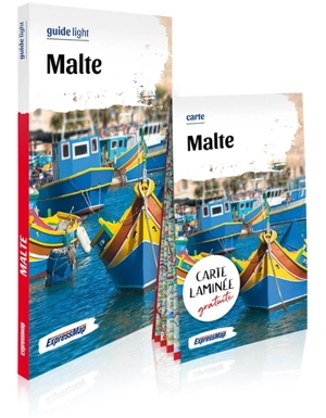 Malte : guide et carte laminée - Elzbieta Wszeborowska