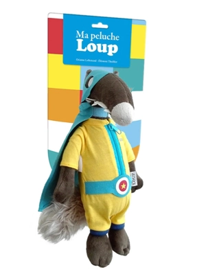 Peluche Loup super-héro UNICEF - Orianne Lallemand