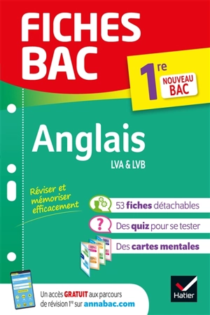 Anglais LVA & LVB tronc commun, 1re : nouveau bac