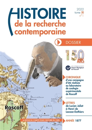 Histoire de la recherche contemporaine, n° 1 (2022). Roscoff