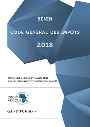 Bénin : Code général des impôts 2018 - Droit-Afrique