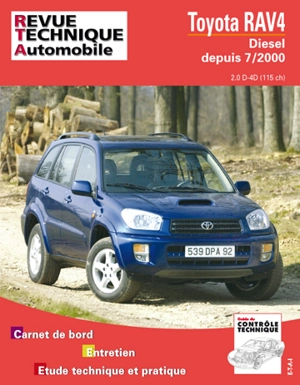 Revue technique automobile, n° 662.1. Toyota RAV4 diesel