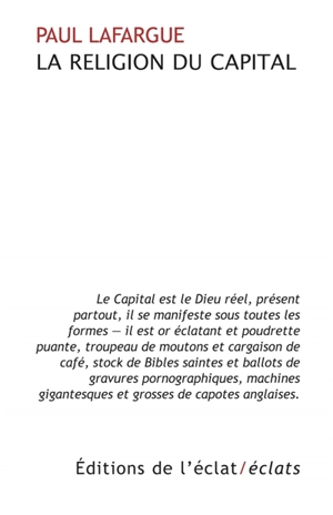 La religion du capital (1887) - Paul Lafargue