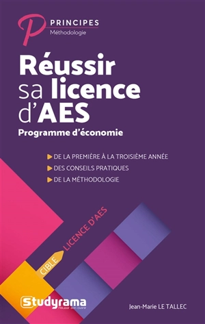 Réussir sa licence d'AES : programme d'économie - Jean-Marie Le Tallec