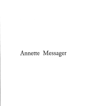 Comme si - Annette Messager