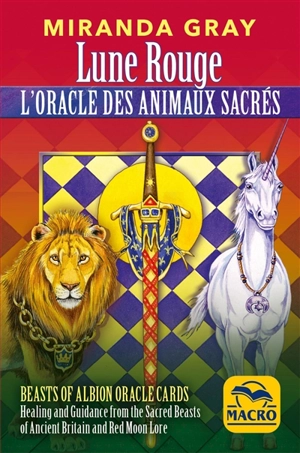 Lune rouge : l'oracle des animaux sacrés : les énergies des animaux sacrés liées à la déesse cyclique. Beasts of Albion oracle cards : healing and guidance from the sacred beasts of ancient Britain and Red Moon Lore - Miranda Gray