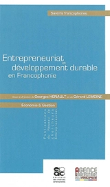 Entrepreneuriat et développement durable en francophonie