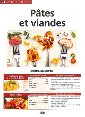 Pâtes et viandes : recettes appétissantes ! - Valérie Cruchandeau