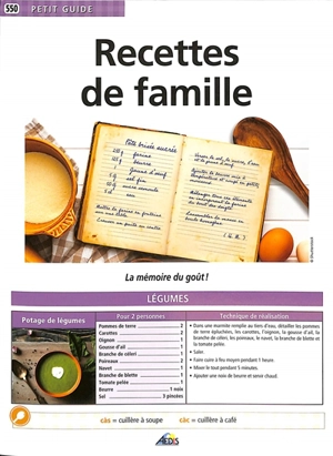 Recettes de famille : la mémoire du goût ! - Henri Medori