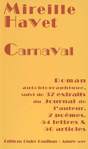 Carnaval - Mireille Havet