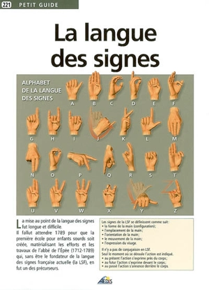 La langue des signes - Bruno Leprieur