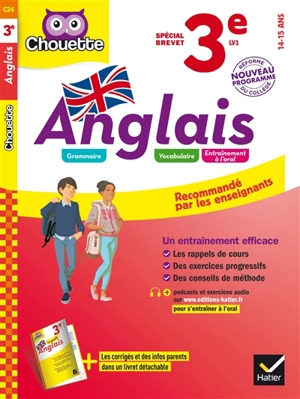 Anglais 3e, 14-15 ans : spécial brevet : nouveau programme - Nicole Nemni-Nataf