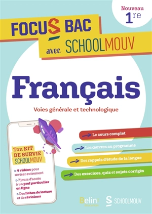 Français : 1re, voies générale et technologique