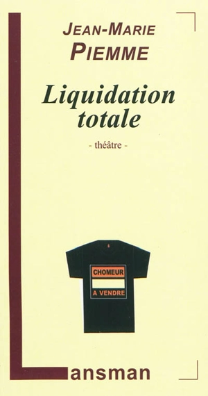 Liquidation totale - Jean-Marie Piemme