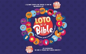 Loto de la Bible : jeu d'association : qui aura le premier une planche complète ?