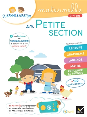 Suzanne & Gaston en petite section : maternelle, 3-4 ans - Françoise Perraud