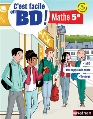 C'est facile en BD ! : maths 5e - Carbone