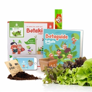 Je cultive mon jardin avec Botaki : kit d'activité : semis salade mesclun niçois - Mahou studio