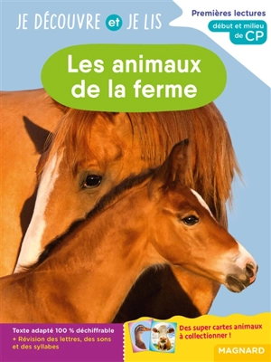 Les animaux de la ferme : premières lectures, début et milieu de CP - Caroline Gombert