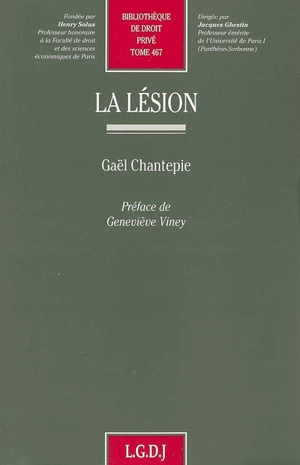 La lésion - Gaël Chantepie