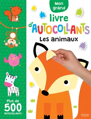 Mon grand livre d'autocollants : les animaux de la forêt - Charly Lane