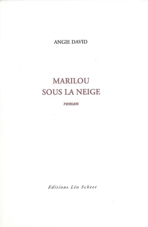 Marilou sous la neige - Angie David