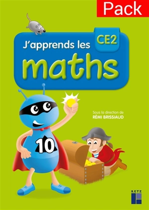 J'apprends les maths, CE2 : programmes 2016 : pack - André Ouzoulias