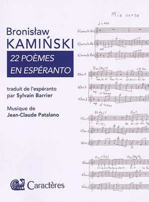 22 poèmes en espéranto - Bronislaw Kaminski