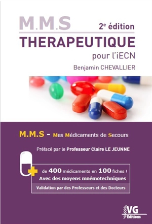 Thérapeutique pour l'iECN : MMS, mes médicaments de secours - Benjamin Chevallier