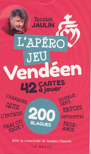 L'apéro jeu vendéen : 42 cartes à jouer, 200 blagues - Yannick Jaulin