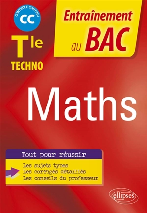 Maths terminale techno : CC, contrôle continu - Thomas Petit