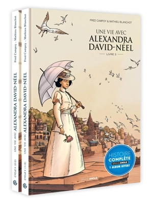 Une vie avec Alexandra David-Néel : pack promo, cycle 2 : histoire complète, 1 album offert - Frédéric Campoy